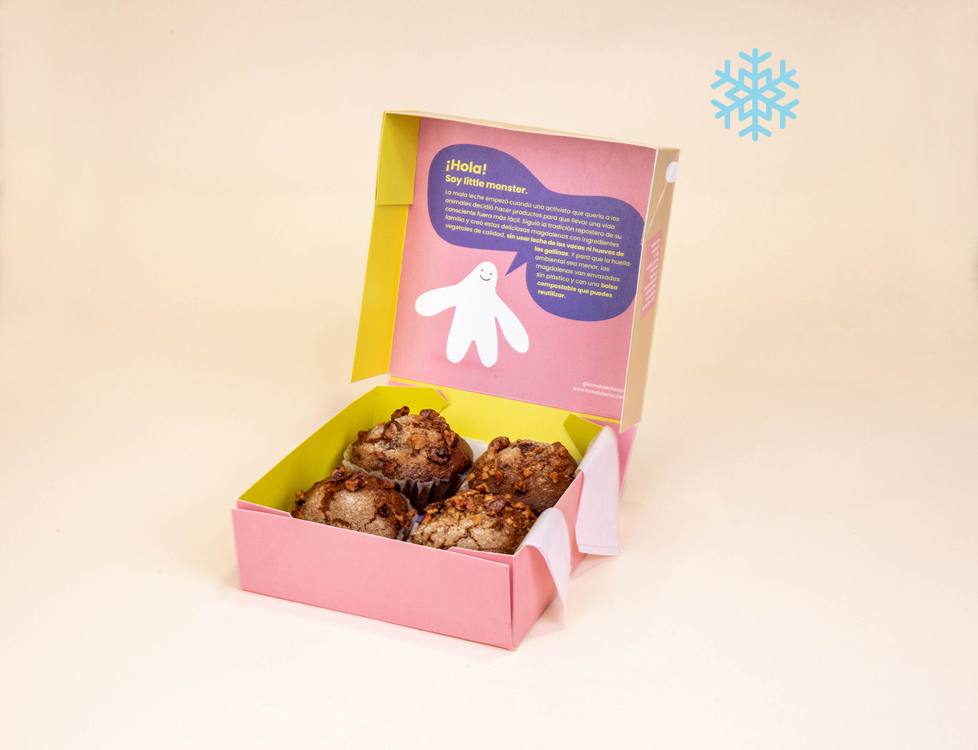 magdalenas banana walnut (8 estuches)