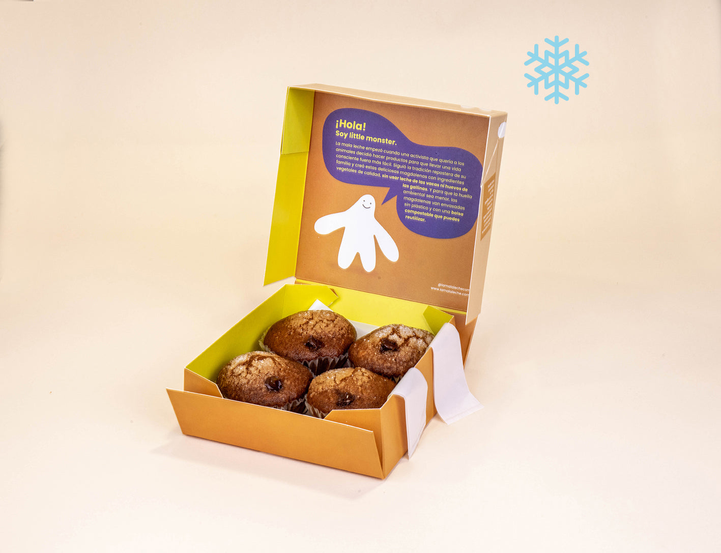 magdalenas chocolate cream (8 estuches)